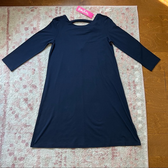 Lilly Pulitzer Ophelia Dress Midnight Navy Size XS - Picture 3 of 5